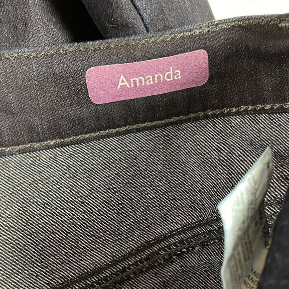 Gloria Vanderbilt Amanda Jeans Size 10 Indigo Blue Vintage 2012 Average Length - Picture 11 of 13